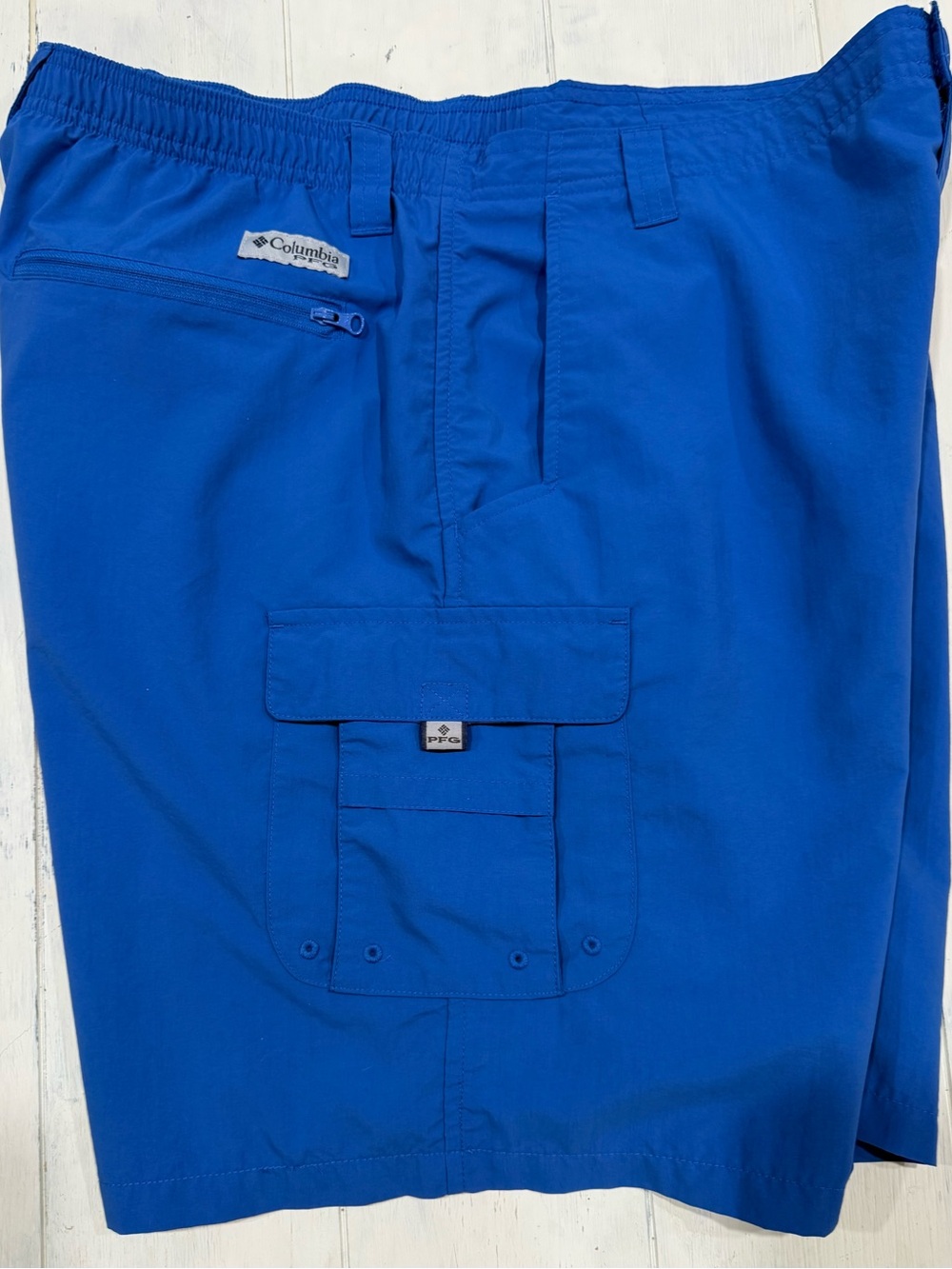 Columbia PFG Omni shade Bahama Men’s Royal Blue Cargo Shorts